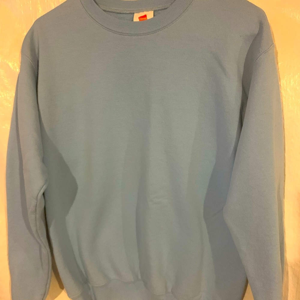 Hanes Ecosmart Womens Sweatshirt Size Small Sky Blue